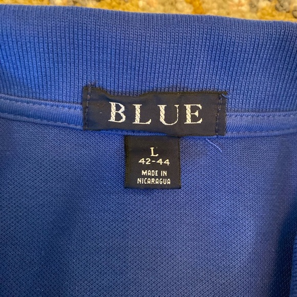 Pair Of Kmart Blue Light Special Polo Shirt Color Blue Size Large - Picture 4 of 6